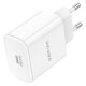 Сетевое зарядное устройство (зарядка) Borofone BA81A PD20W (1USB-C) White - фото