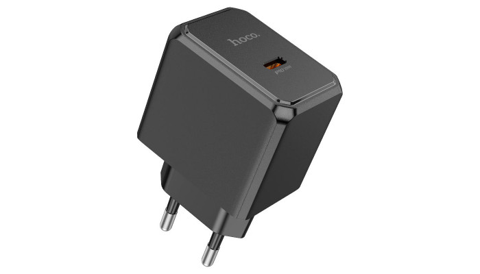 Сетевое зарядное устройство (зарядка) HOCO CS13A Ocean PD20W (1USB-C) Black - фото