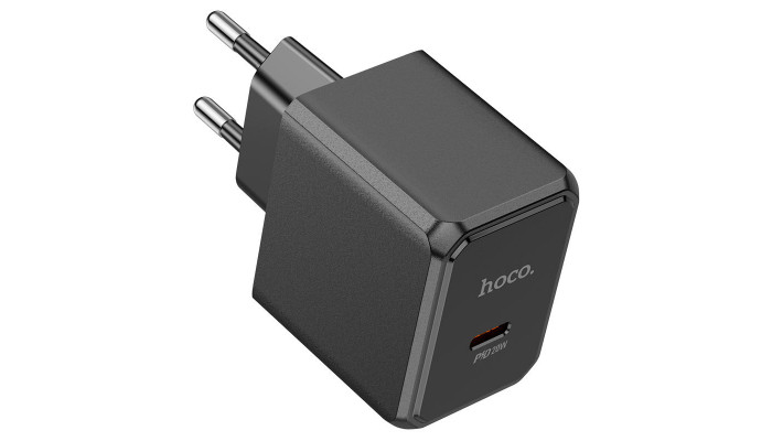 Сетевое зарядное устройство (зарядка) HOCO CS13A Ocean PD20W (1USB-C) Black - фото