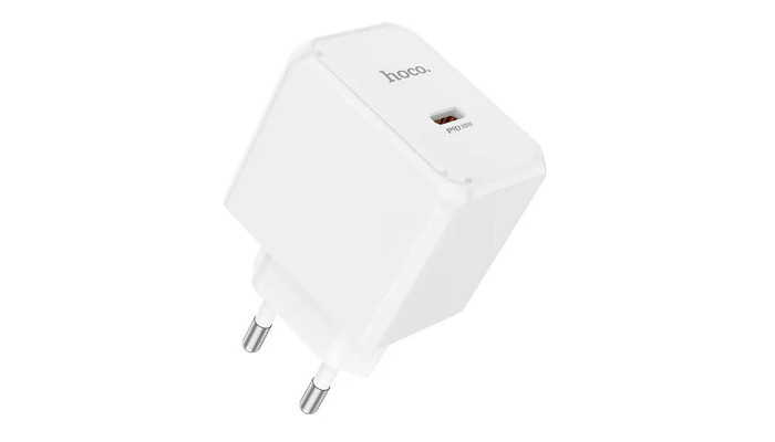 Сетевое зарядное устройство (зарядка) HOCO CS13A Ocean PD20W (1USB-C) White - фото