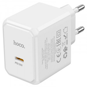 Сетевое зарядное устройство (зарядка) HOCO CS13A Ocean PD20W (1USB-C) White