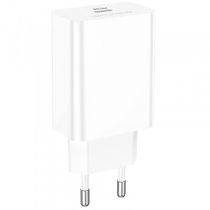 Сетевое зарядное устройство (зарядка) Borofone BA21A Pro Long journey PD20W (1USB-C) White