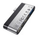 Переходник Borofone DH1 Type-C to USB Черный / Серебряный - фото