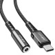 Перехідник Acefast C1-07 USB-C to 3.5mm aluminum alloy Black - фото