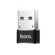 Перехідник Hoco UA6 OTG USB Female to Type-C Male Чорний - фото