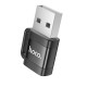 Перехідник Hoco UA31D OTG USB male to Type-C female USB2.0 Black - фото