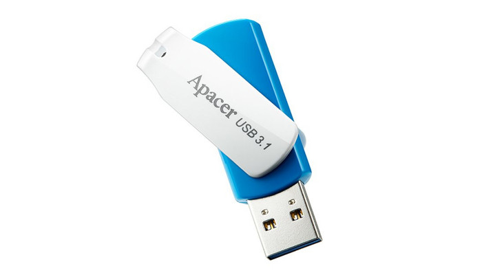 Флеш накопитель Apacer USB 3.2 AH357 32GB Blue / White - фото
