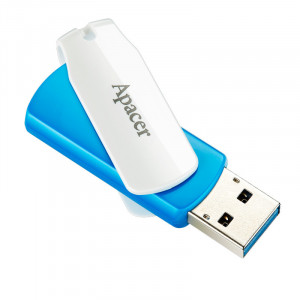 Флеш накопитель Apacer USB 3.2 Gen1 AH357 128GB Blue / White