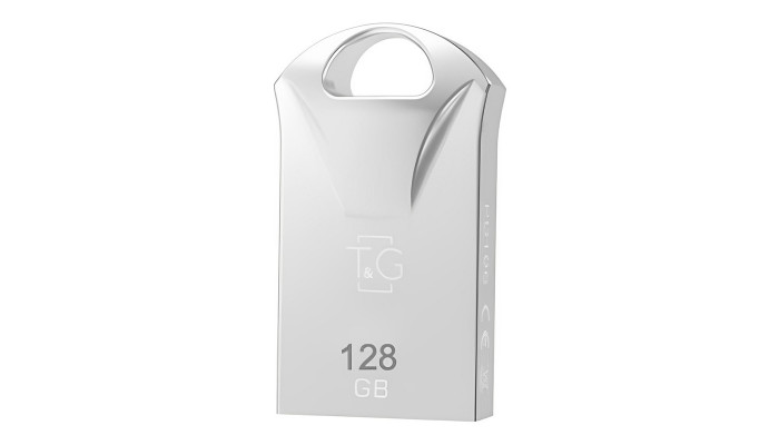 Флеш-драйв USB 3.0 Flash Drive T&G 106 Metal Series 128GB Серебряный - фото