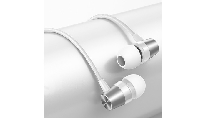 Навушники Usams EP-42 з мікрофоном (3.5mm/1.2m) Білий - фото