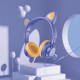Накладные наушники Hoco W36 Cat ear Midnight Blue - фото