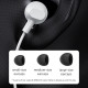 Навушники Usams US-SJ594 EP-47 з мікрофоном (3.5mm/1.2m) White - фото