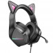 Накладные наушники BOROFONE BO106 Cute cat (USB+3.5mm/2m) Phantom Cat