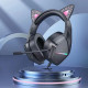 Накладні навушники BOROFONE BO106 Cute cat (USB+3.5mm/2m) Phantom Cat - фото