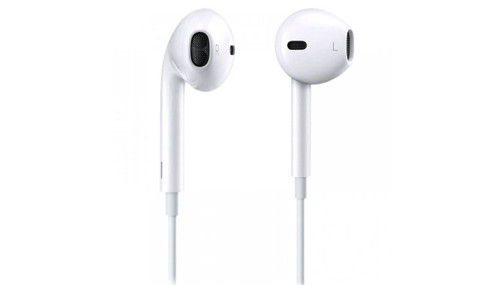 Наушники EarPods with Mic Lightning MMTN2ZM/A (AAA) (box, no logo) Белый - фото