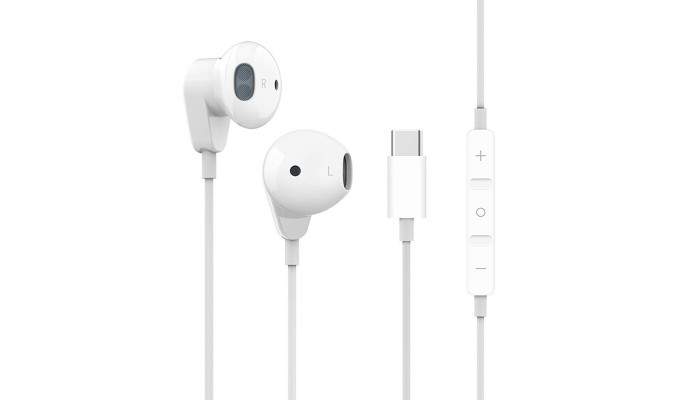 Наушники EarPods with USB-C connector for Apple (AAA) (box) White - фото