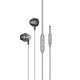 Стерео Наушники Hoco M125 Smart metal universal (3.5mm/1.2m) Metal gray - фото