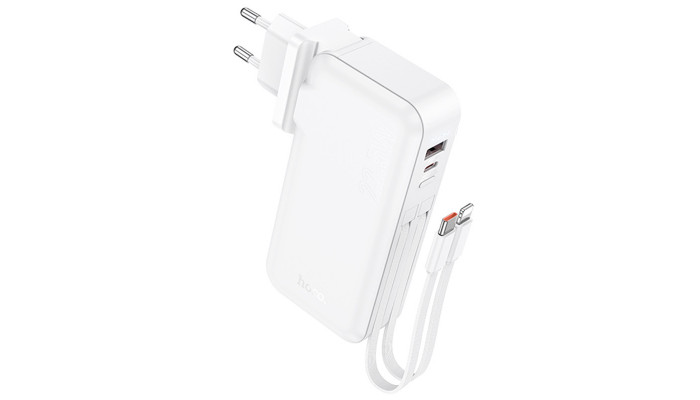 Портативное ЗУ Power Bank Hoco J126 Travel 22.5W+PD20W 10000 mAh White - фото