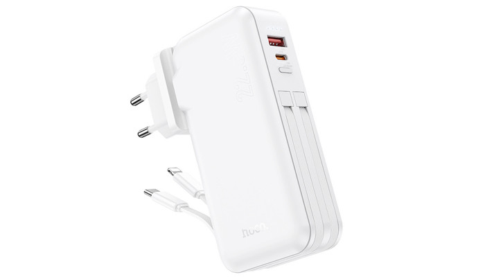 Портативное ЗУ Power Bank Hoco J126 Travel 22.5W+PD20W 10000 mAh White - фото