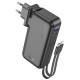 Портативное ЗУ Power Bank Hoco J126 Travel 22.5W+PD20W 10000 mAh Black - фото