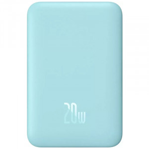 Портативний ЗП Power Bank Baseus Magnetic Mini Air 20W c БЗП 10000 mAh P10059001313 Galaxy Blue