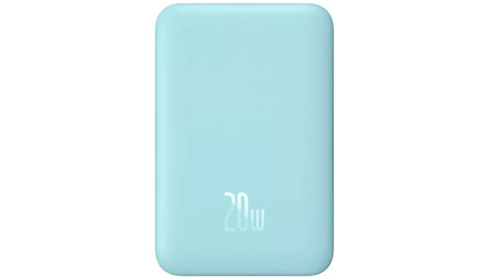 Портативний ЗП Power Bank Baseus Magnetic Mini Air 20W c БЗП 10000 mAh P10059001313 Galaxy Blue - фото