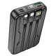 Портативний ЗП Power Bank Hoco DB59 Guardian 22.5W+PD20W з БЗП 10000 mAh Black - фото