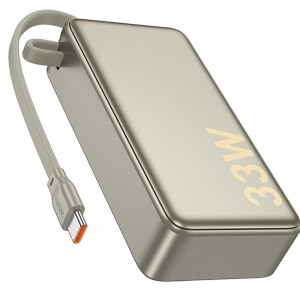 Портативний ЗП Power Bank Hoco Q27A Jewel 22.5W+PD33W 10000 mAh Titanium gold