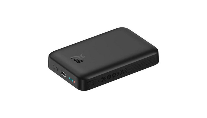 Портативний ЗП Power Bank Baseus Magnetic Mini Air 20W c БЗП 10000 mAh P10059001313 Cluster Black - фото