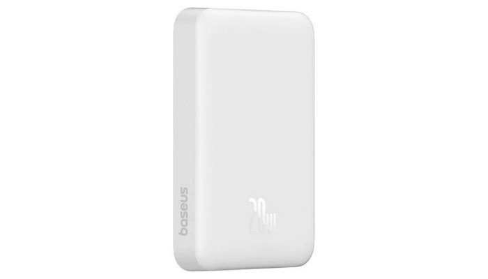 Портативний ЗП Power Bank Baseus Magnetic Mini Air 20W c БЗП 10000 mAh P10059001313 Stellar White - фото