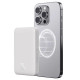 Портативний ЗП Power Bank Baseus Magnetic Mini Air 20W c БЗП 10000 mAh P10059001313 Stellar White - фото