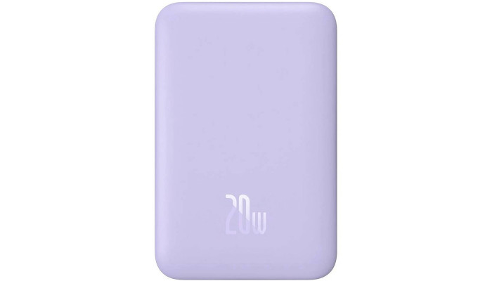 Портативний ЗП Power Bank Baseus Magnetic Mini Air 20W c БЗП 10000 mAh P10059001313 Nebula Purple - фото