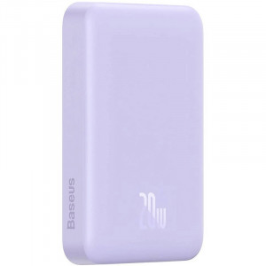 Портативное ЗУ Power Bank Baseus Magnetic Mini Air 20W c Беспроводное зарядное устройство 10000 mAh P10059001313 Nebula Purple