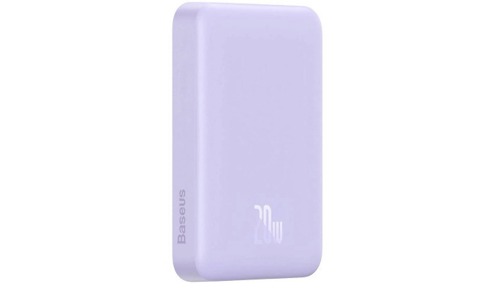 Портативний ЗП Power Bank Baseus Magnetic Mini Air 20W c БЗП 10000 mAh P10059001313 Nebula Purple - фото