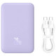 Портативний ЗП Power Bank Baseus Magnetic Mini Air 20W c БЗП 10000 mAh P10059001313 Nebula Purple - фото