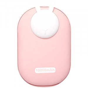 Портативное ЗУ Power Bank GXZ-N705 2in1 с обогревателем для рук 10000 mAh Pink / Rabbit