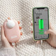 Портативное ЗУ Power Bank GXZ-N705 2in1 с обогревателем для рук 10000 mAh Pink / Rabbit - фото