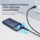 Портативное ЗУ Power Bank JJT-MP01 2in1 20W с Беспроводное зарядное устройство+iWatch 10000 mAh Blue - фото