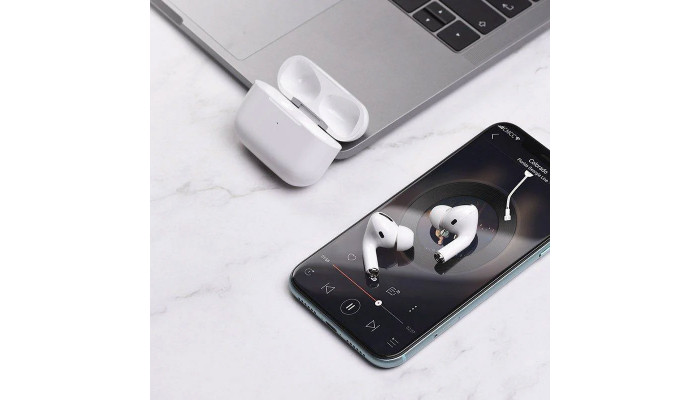 Бездротові навушники Air Pro with Wireless Charging Case (AAA) Білий - фото