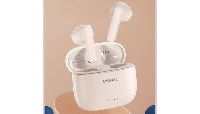 Бездротові TWS навушники Usams-US14 BT 5.3 White - фото