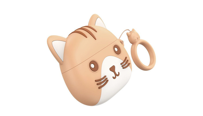 Бездротові TWS навушники Hoco EW46 Khaki Cat - фото