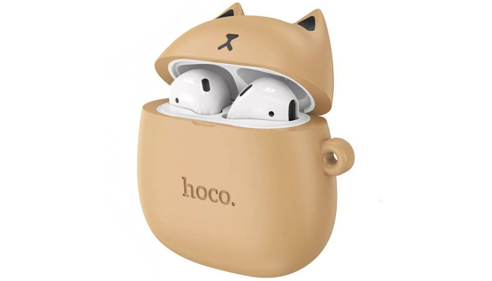 Беспроводные TWS наушники Hoco EW45 Caramel Cat - фото