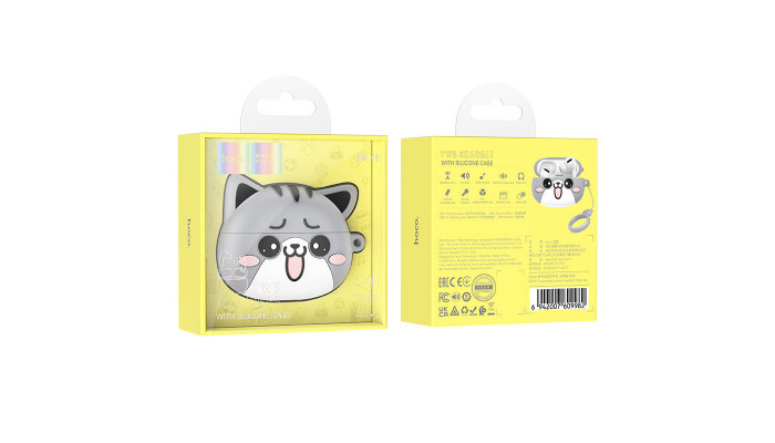 Бездротові TWS навушники Hoco EW48 Misty Cat - фото