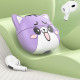 Бездротові TWS навушники Hoco EW48 Purple Cat - фото