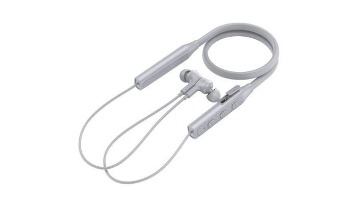 Bluetooth наушники Borofone BE59 Rhythm neckband Gray - фото
