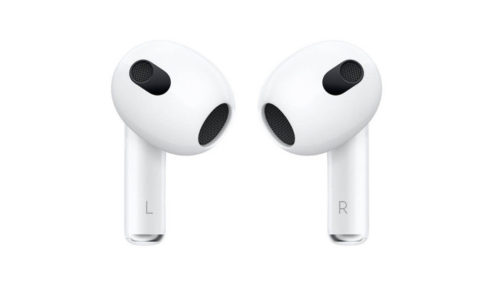 Бездротові TWS навушники Airpods 3 Wireless Charging Case for Apple (A) White - фото