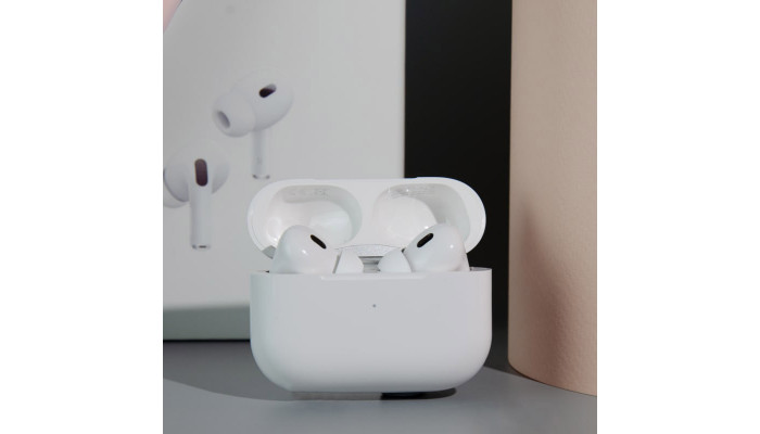 Бездротові TWS навушники Air Pro 2 with Wireless Charging Case USB-C (AA) White - фото