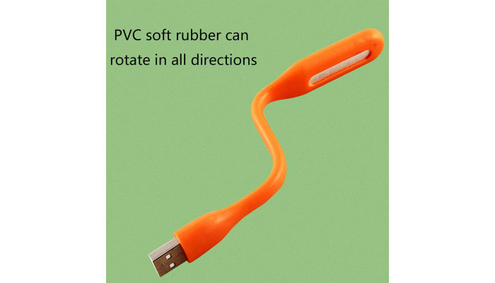USB лампа Colorful (довга) Помаранчевий - фото