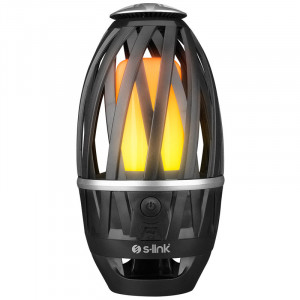 Фонарь аккумуляторный S-link SL-F807 34 Leds 1200mAh USB Rechargeable Flame Effect Decorative Черный