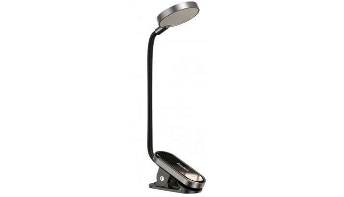 Лампа Baseus Comfort Reading Mini Clip Lamp (DGRAD-0) Dark Gray - фото